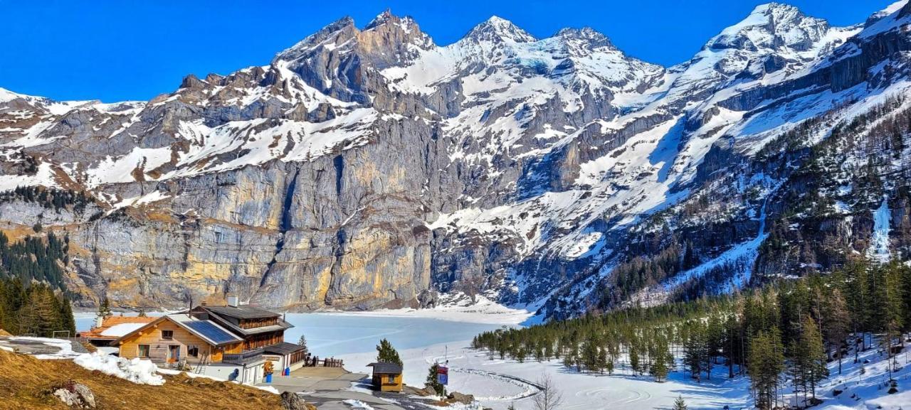 Bueelbad - Relax Holiday Apartment Kandersteg Luaran gambar