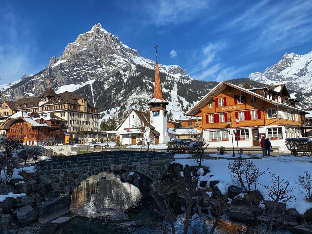 Bueelbad - Relax Holiday Apartment Kandersteg Luaran gambar