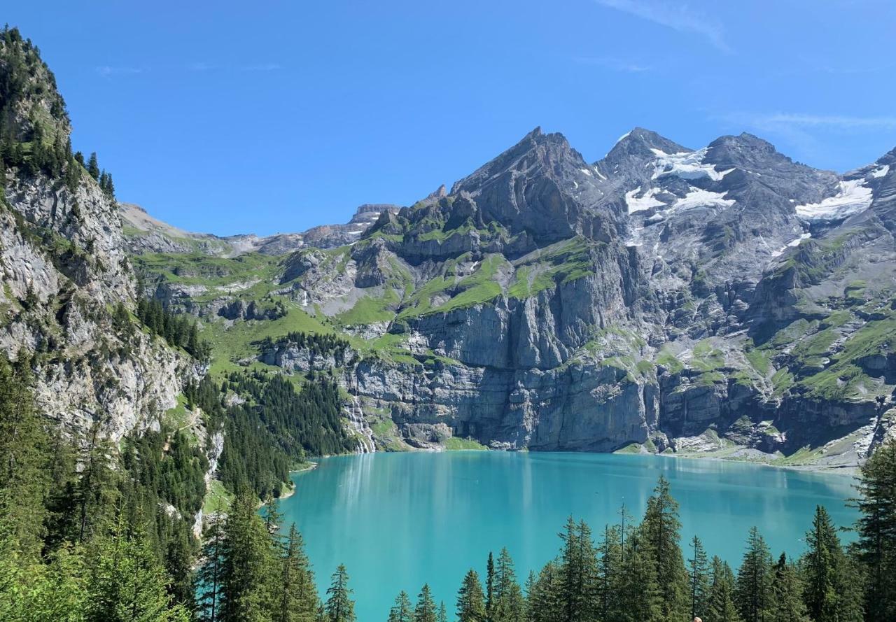 Bueelbad - Relax Holiday Apartment Kandersteg Luaran gambar